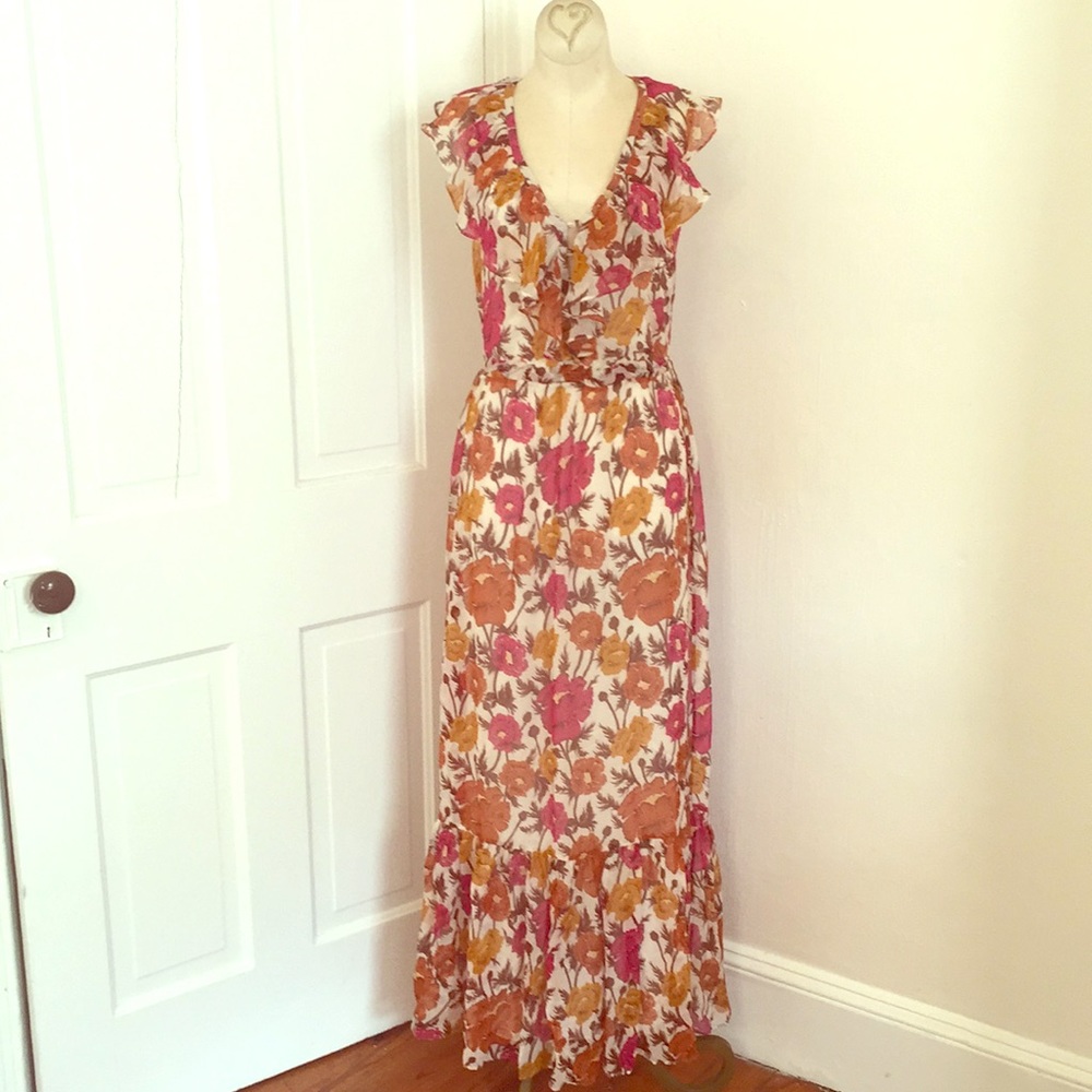 Massimo Dutti floral Maxi Dress
